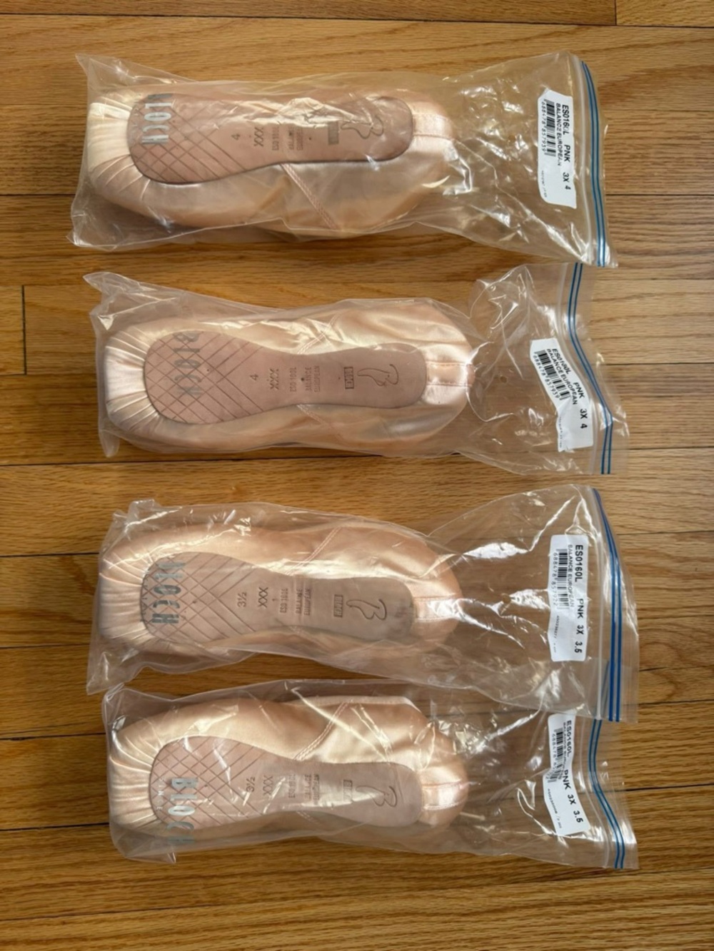 BLOCH EUROPEAN BALANCE Ballet Pointe Shoes - Satin Pink